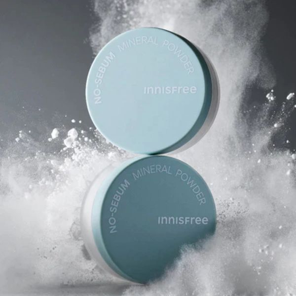 Купити Мінеральна матуюча прозора пудра з легким м'ятним ароматом Innisfree No Sebum Mineral Powder на LovelyBunny.com.ua