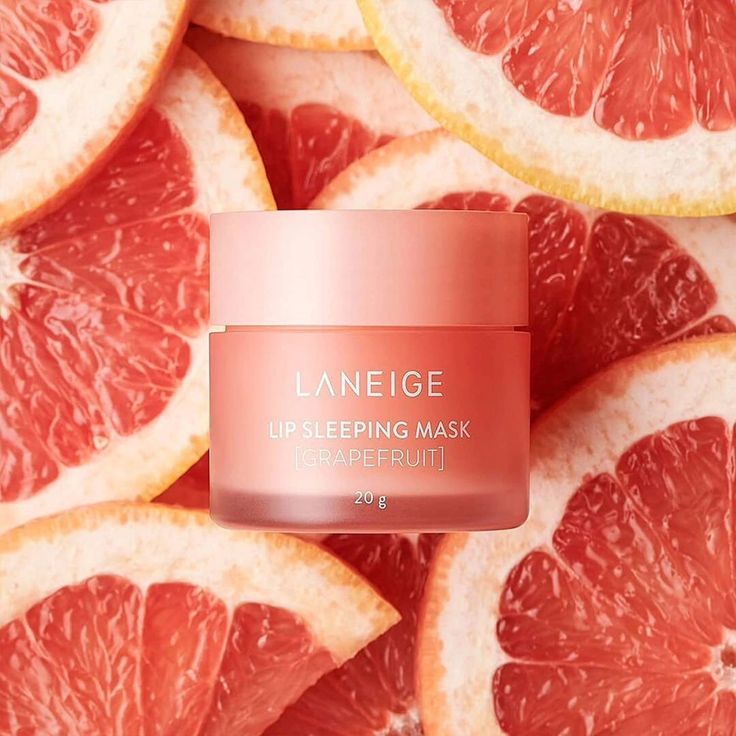 Купити Нічна відновлювальна маска для губ «Грейпфрут» LANEIGE Lip Sleeping Mask EX [Grapefruit] на LovelyBunny.com.ua