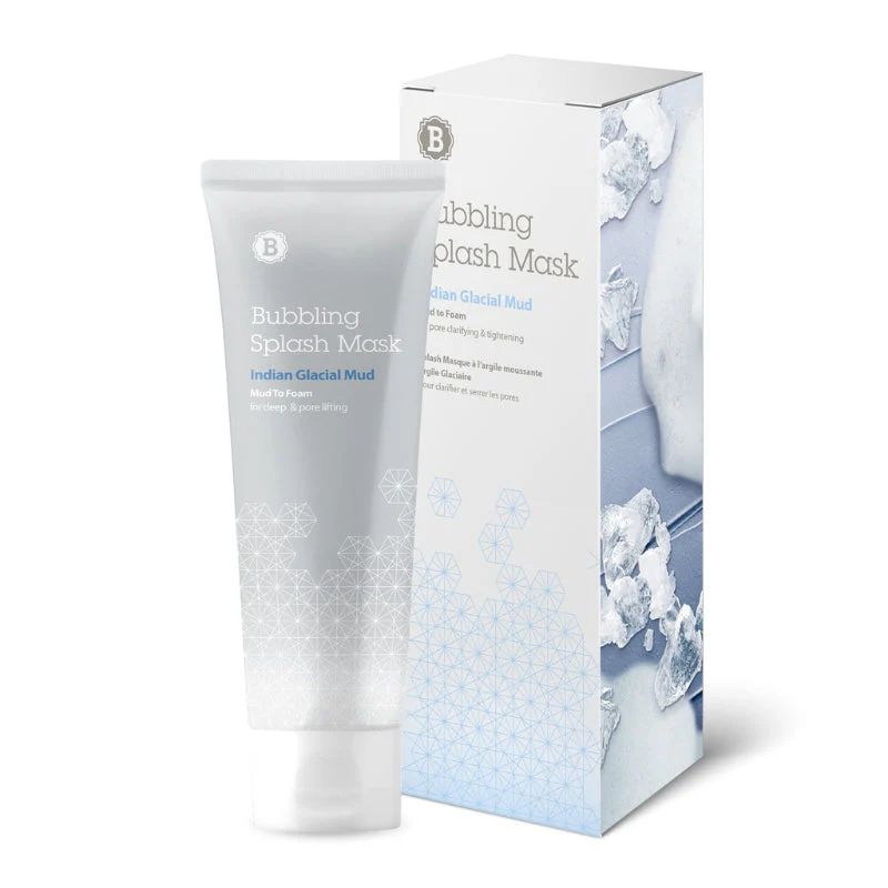 Купити Бульбашкова глиняна сплеш-маска BLITHE Bubbling Splash Mask Indian Glacial Mud на LovelyBunny.com.ua