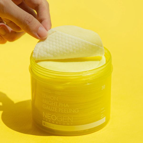 Купити Пілінг-диски з екстрактом лимону NEOGEN Dermalogy Lemon Bright PHA Gauze Peeling на LovelyBunny.com.ua