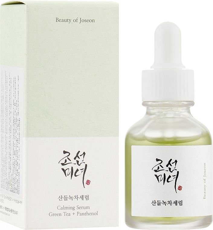 Купити Заспокійлива сироватка із зеленим чаєм та пантенолом Beauty of Joseon Calming Serum: Green Tea + Panthenol на LovelyBunny.com.ua