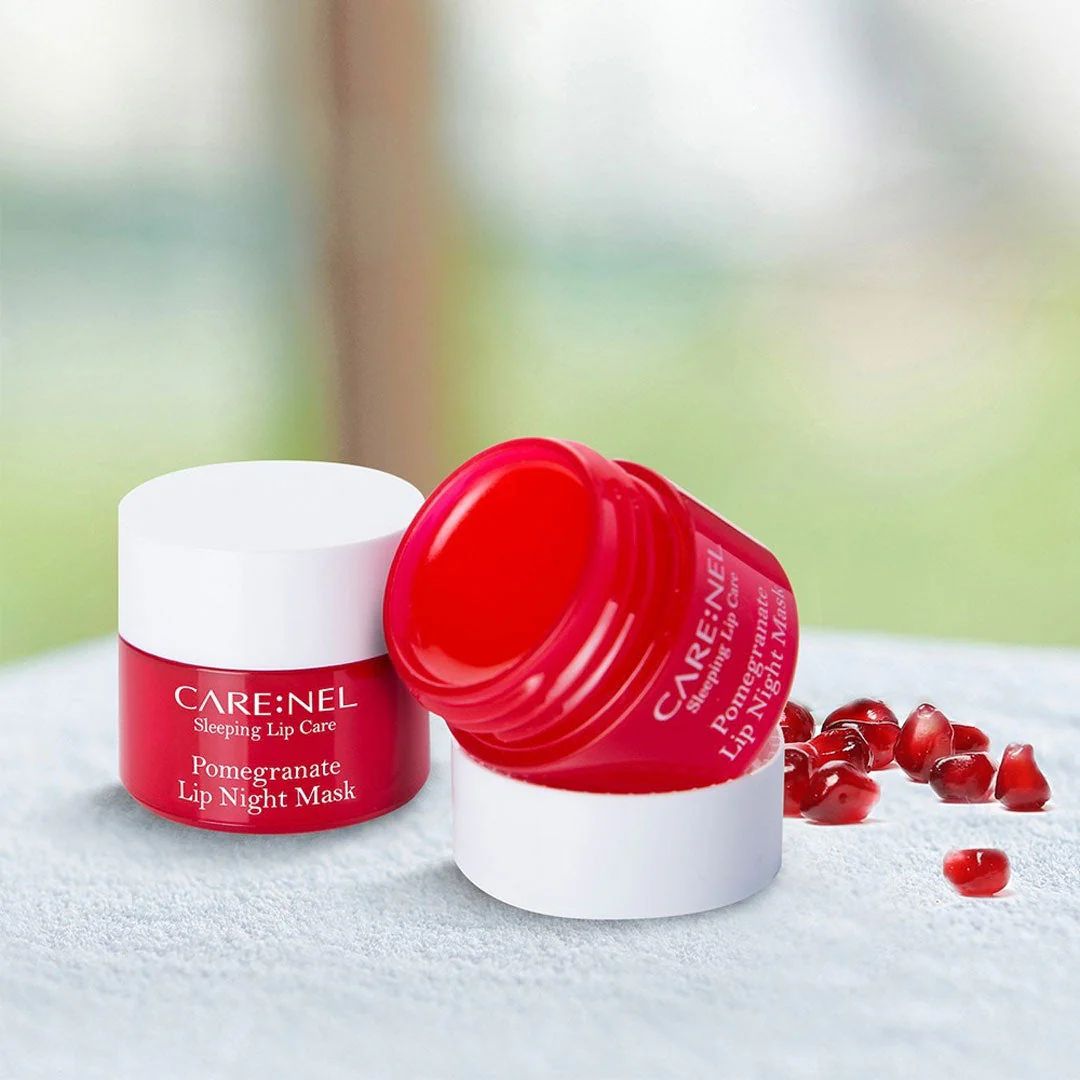 Купити Поживна маска для губ з екстрактом гранату (мініатюра) CARE:NEL Pomegranate Lip Night Mask на LovelyBunny.com.ua