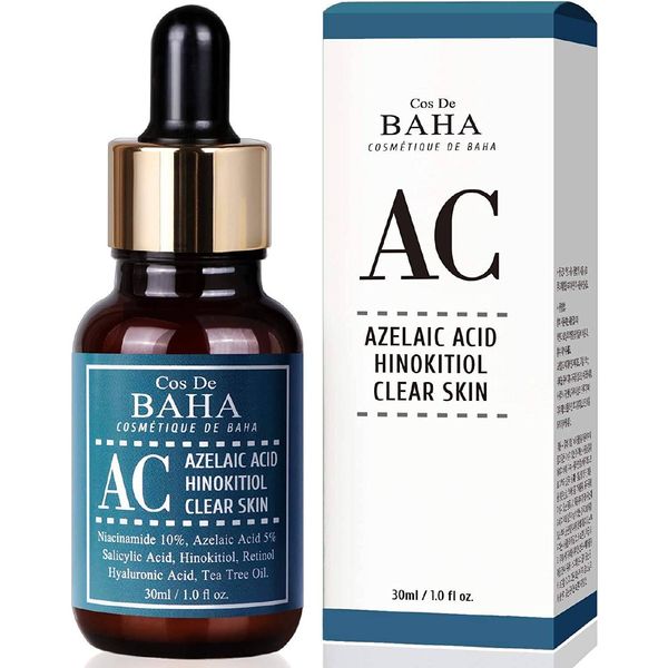 Купити Інтенсивна сироватка проти акне Cos De BAHA Azelaic Acid Hinokitiol Clear Skin на LovelyBunny.com.ua