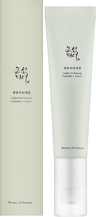 Купити Освітлювальна сироватка з вітаміном С та центеллою Beauty of Joseon Light On Serum: Centella + Vita C на LovelyBunny.com.ua