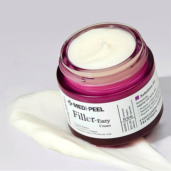 Купити Поживний крем-філер з пептидами та EGF від зморшок MEDI-PEEL Eazy Filler Cream на LovelyBunny.com.ua