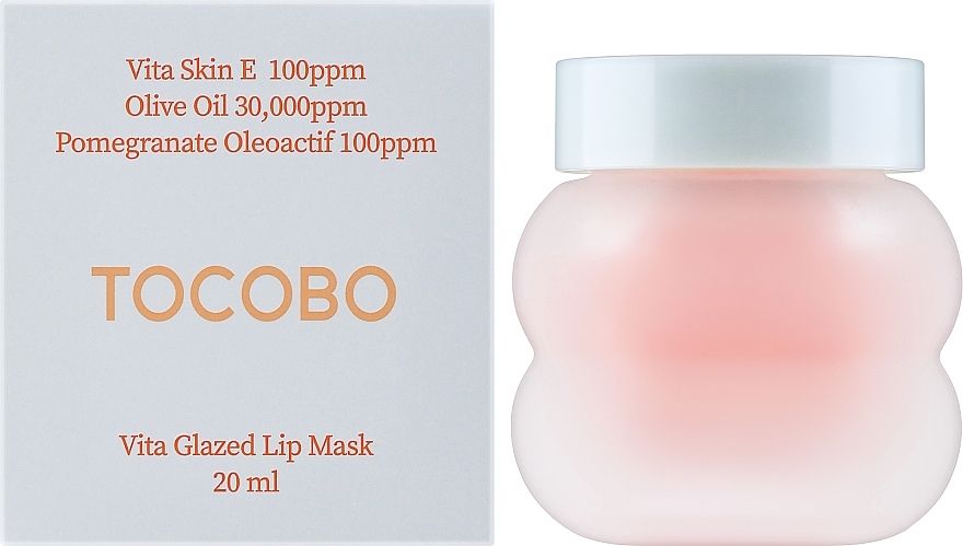 Купити Вітамінна відновлювальна маска для губ з ефектом глазурі TOCOBO Vita Glazed Lip Mask на LovelyBunny.com.ua