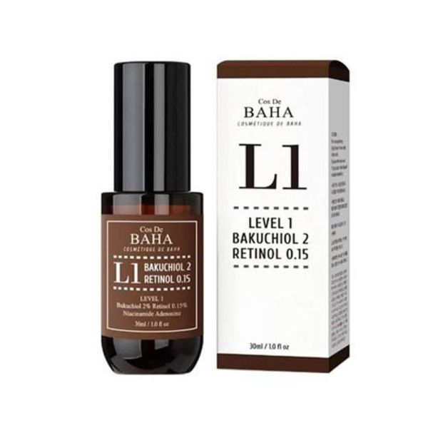 Купити Антивікова сироватка з бакучиолом та ретинолом Cos De BAHA L1 Bakuchiol & Retinol Serum (L1) на LovelyBunny.com.ua