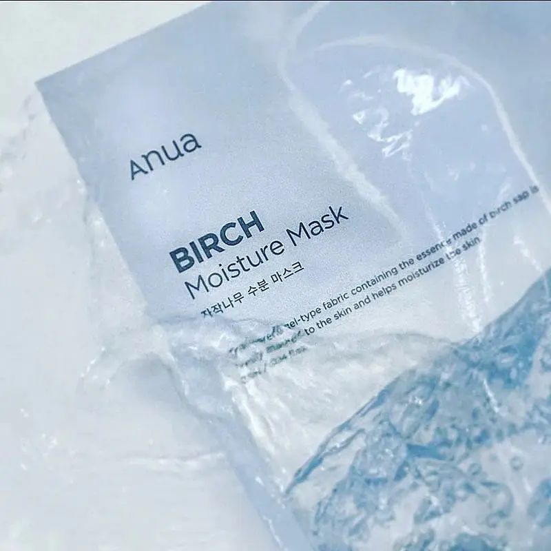 Купити Зволожуюча тканинна маска для обличчя з березовим соком Anua Birch Moisture Sheet Mask на LovelyBunny.com.ua