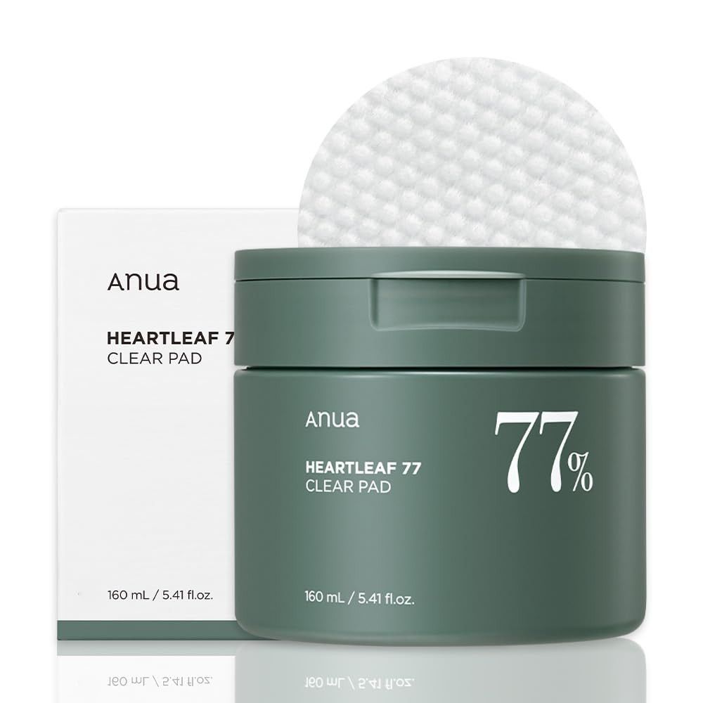Купити Заспокійливі тонізуючі педи з екстрактом гуттуїнії Anua Heartleaf 77% Toner Pad на LovelyBunny.com.ua