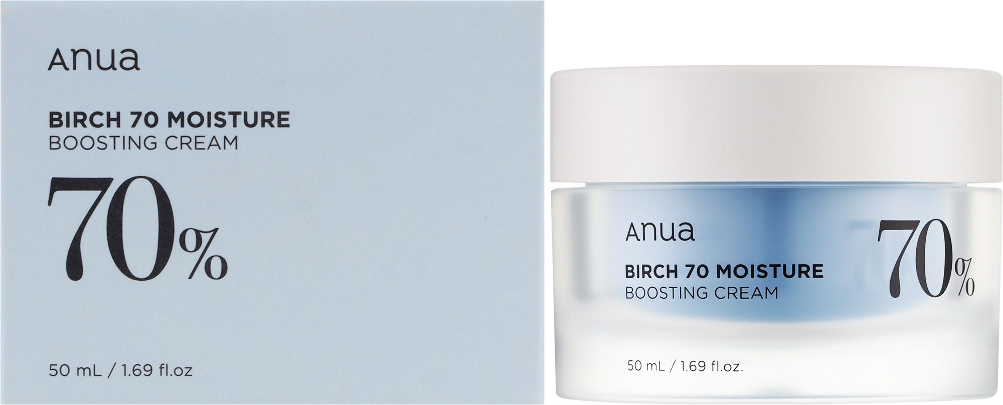 Купити Заспокійливий крем із березовим соком Anua Birch Moisture Boosting Cream на LovelyBunny.com.ua