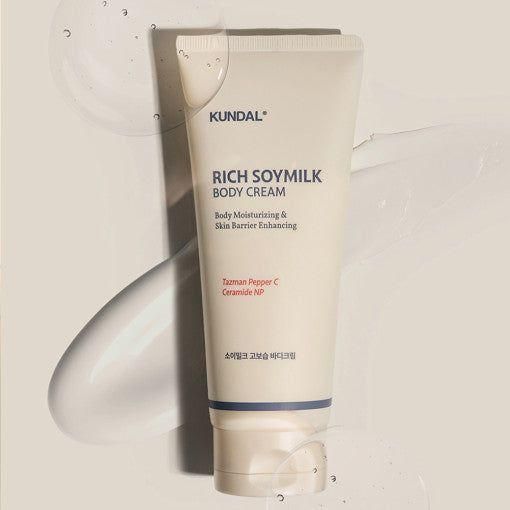 Купити Крем для тіла з керамідами KUNDAL Rich Soymilk Body Cream на LovelyBunny.com.ua