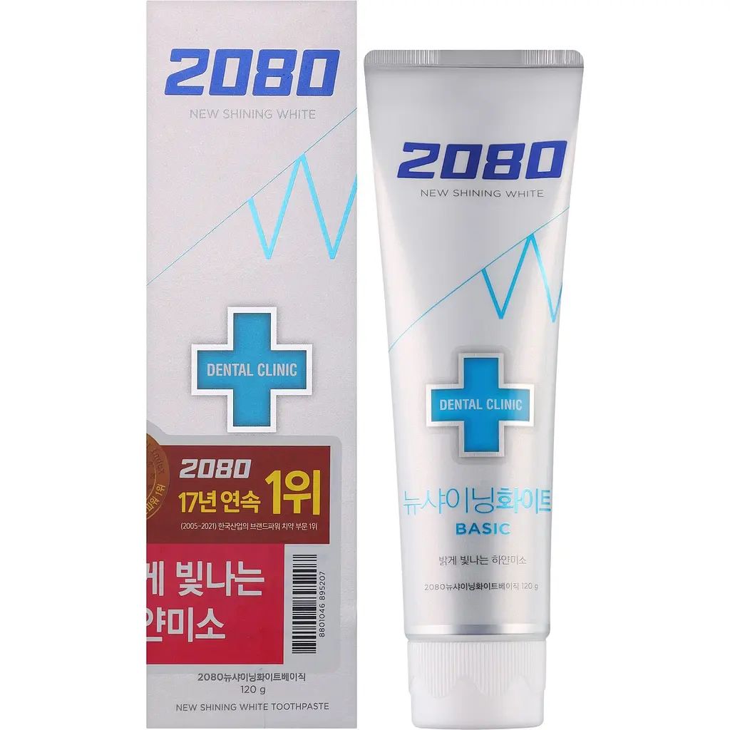 Купити Відбілююча зубна паста з токоферолом 2080 Aekyung New Shining White Toothpaste на LovelyBunny.com.ua