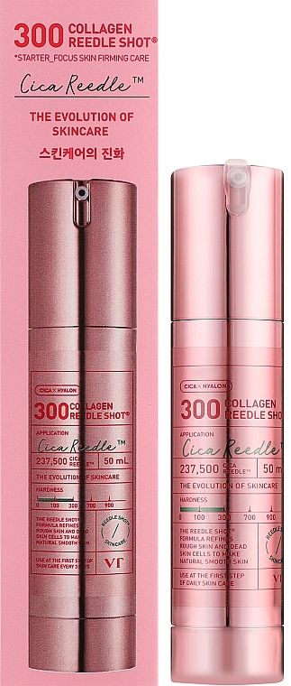Купити Зміцнювальна колагенова бустер-сироватка з мікроголками VT Cosmetics Collagen Reedle Shot 300 на LovelyBunny.com.ua