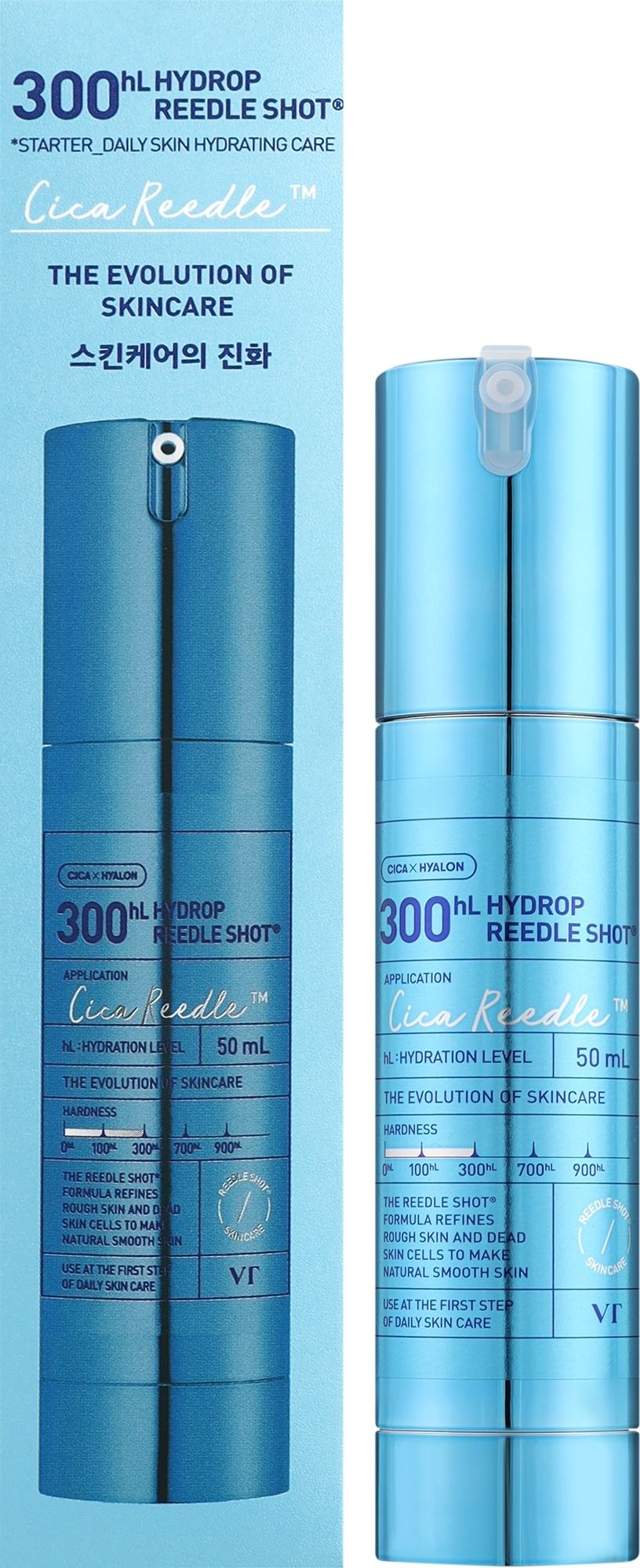 Купити Інтенсивна зволожувальна бустер-сироватка з мікроголками VT Cosmetics Hydrop Reedle Shot 300HL на LovelyBunny.com.ua