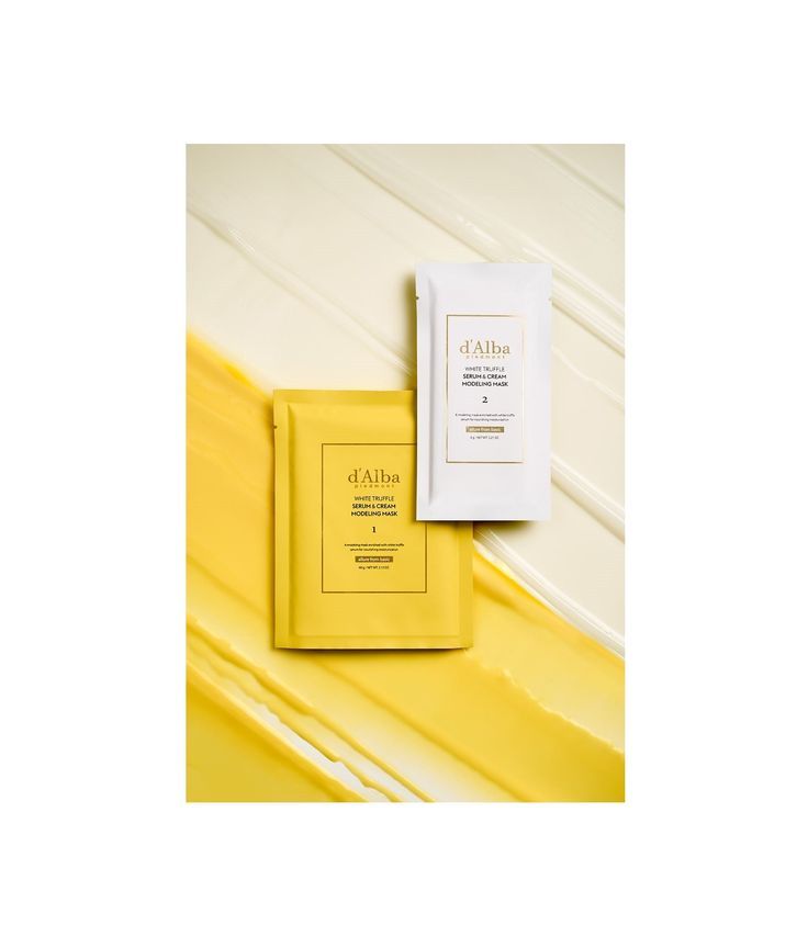 Купити Преміальна двофазна альгінатна маска з білим трюфелем d'Alba White Truffle Serum & Cream Modeling Mask на LovelyBunny.com.ua