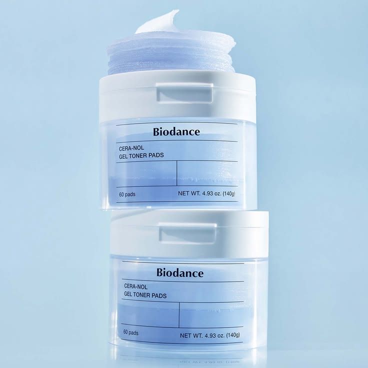 Купити Зволожувальні заспокійливі гелеві педи для обличчя Biodance Cera-nol Gel Toner Pads на LovelyBunny.com.ua