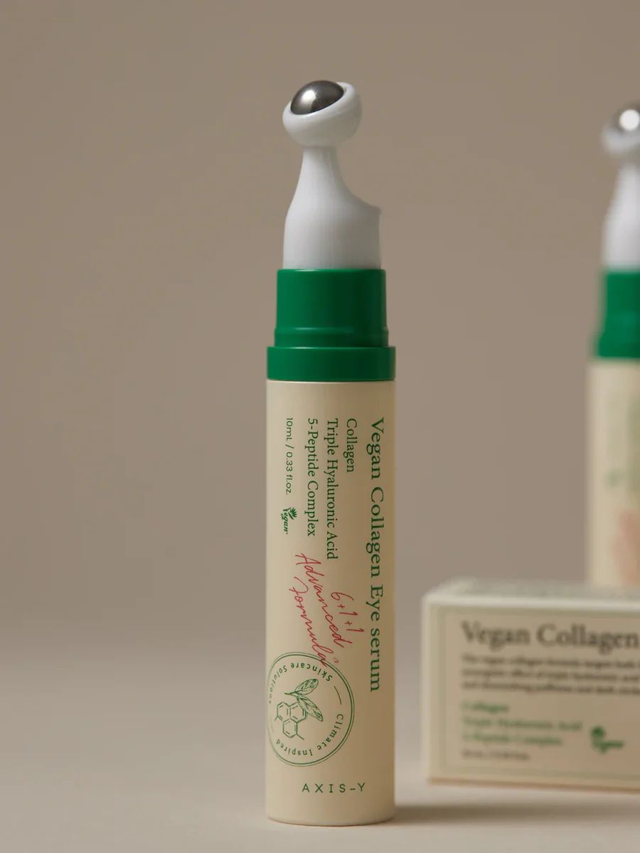 Купити Веганська зволожуюча сироватка під очі з колагеном AXIS-Y Vegan Collagen Eye Serum на LovelyBunny.com.ua