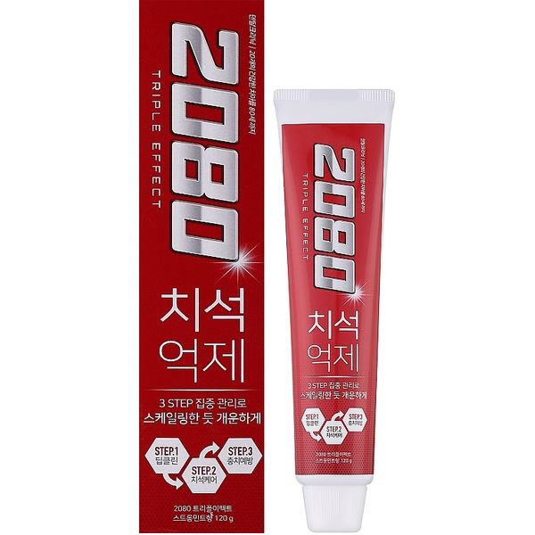 Купити Зубна паста «Потрійний ефект» із сильним м'ятним смаком 2080 Triple Effect Strong Mint на LovelyBunny.com.ua