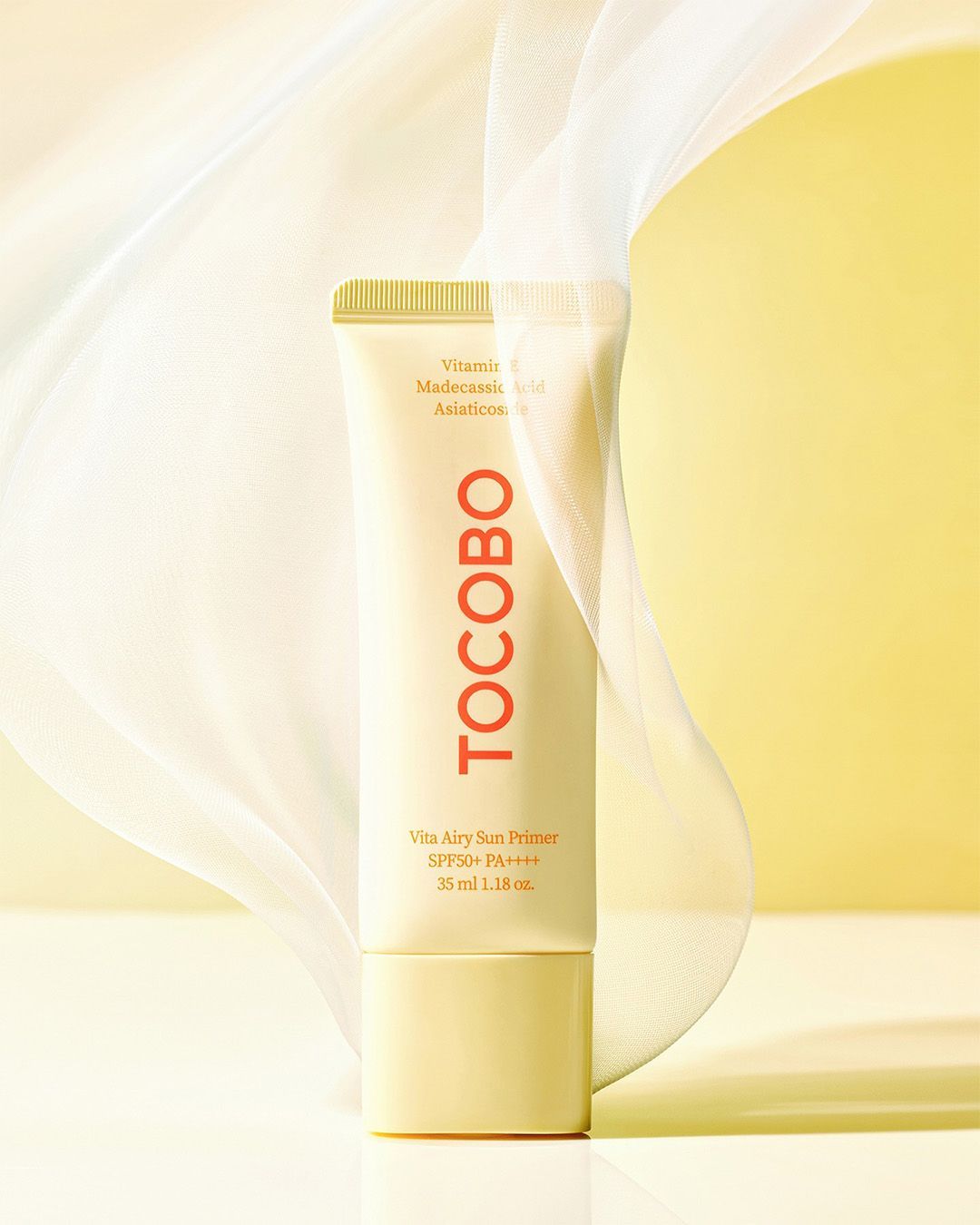 Купити Вітамінний сонцезахисний праймер для обличчя TOCOBO Vita Airy Sun Primer на LovelyBunny.com.ua