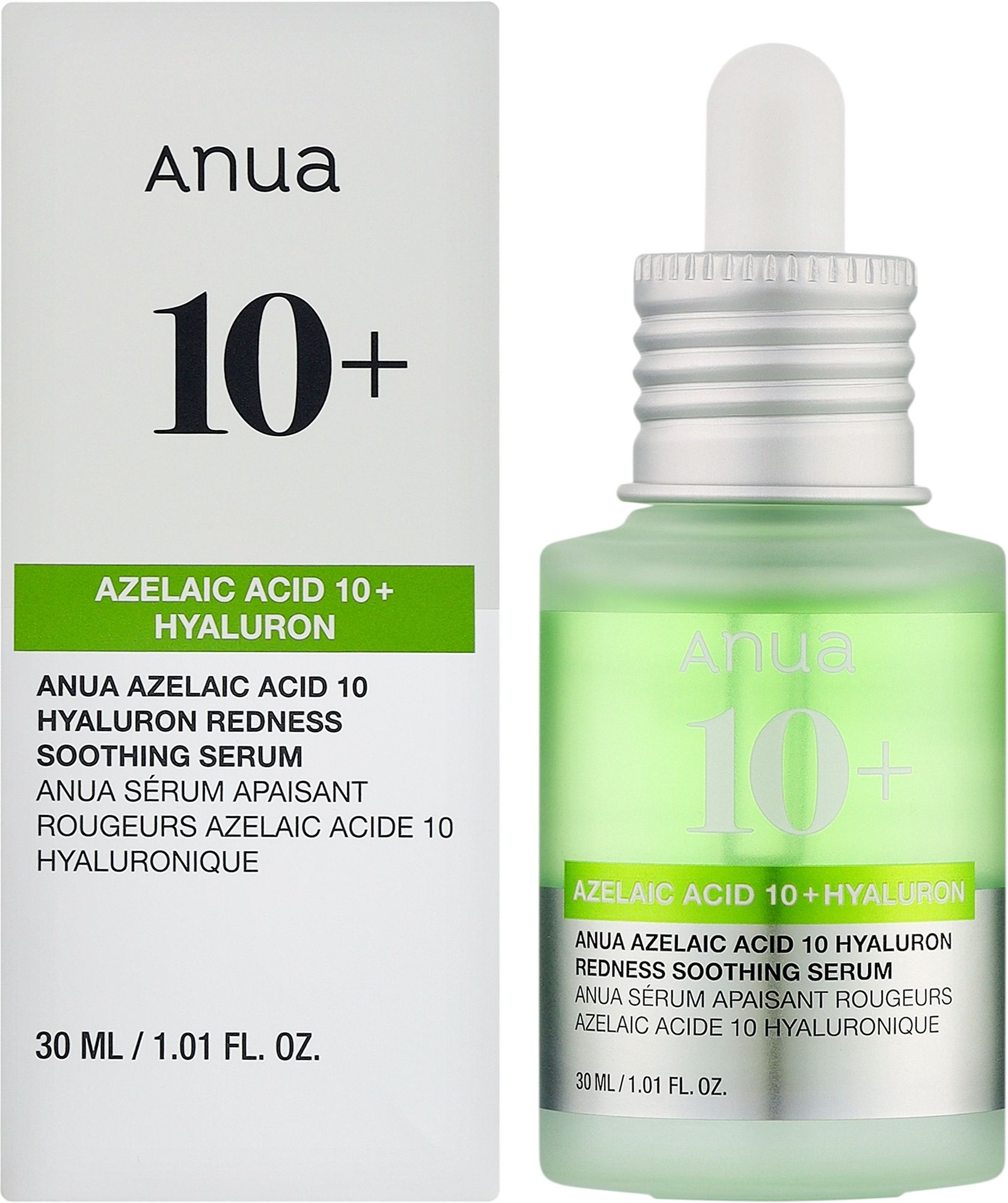 Купити Сироватка з азелаїновою кислотою 10% Anua Azelaic Hyaluron Soothing Serum на LovelyBunny.com.ua