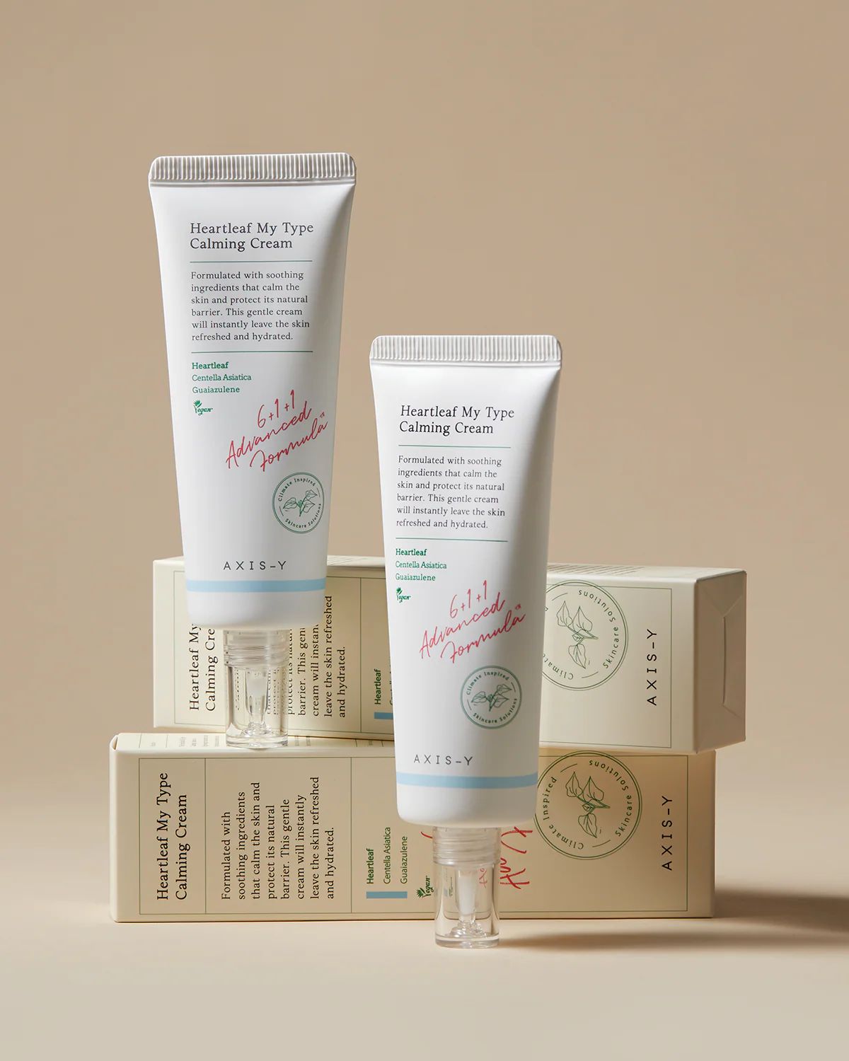 Купити Легкий крем для чутливої шкіри, AXIS-Y Heartleaf My Type Calming Cream на LovelyBunny.com.ua