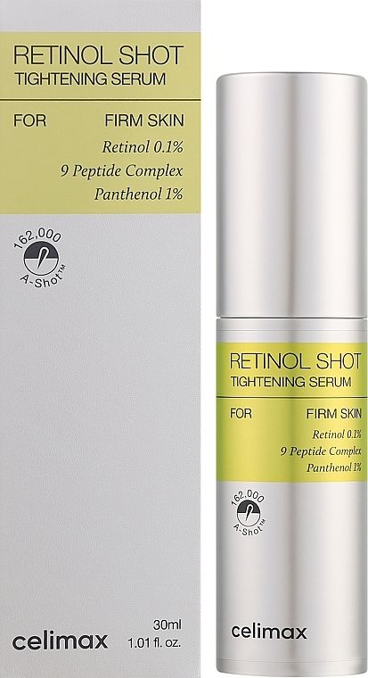 Купити Сироватка з ретинолом 0,1% Celimax The Vita-A Retinol Shot Tightening Serum на LovelyBunny.com.ua