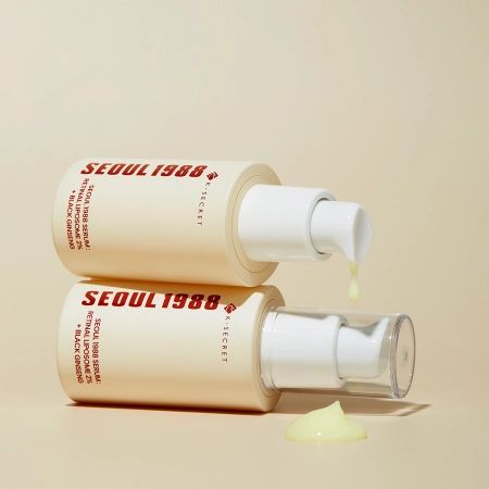 Купити Антивікова сироватка з ретиналем 2% K-SECRET Seoul 1988 Serum : Retinal Liposome 2% + Black на LovelyBunny.com.ua