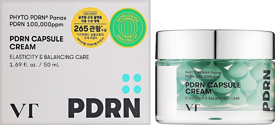 Купити Регенеруючий капсульний крем із полінуклеотидами VT Cosmetics PDRN Capsule Cream 100 на LovelyBunny.com.ua