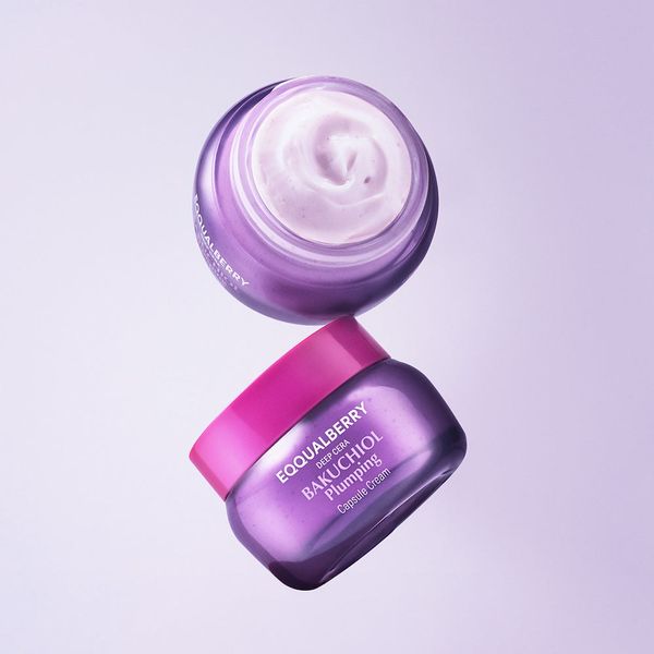 Купити Капсульний крем з бакучиолом EQQUALBERRY Bakuchiol Plumping Capsule Cream на LovelyBunny.com.ua