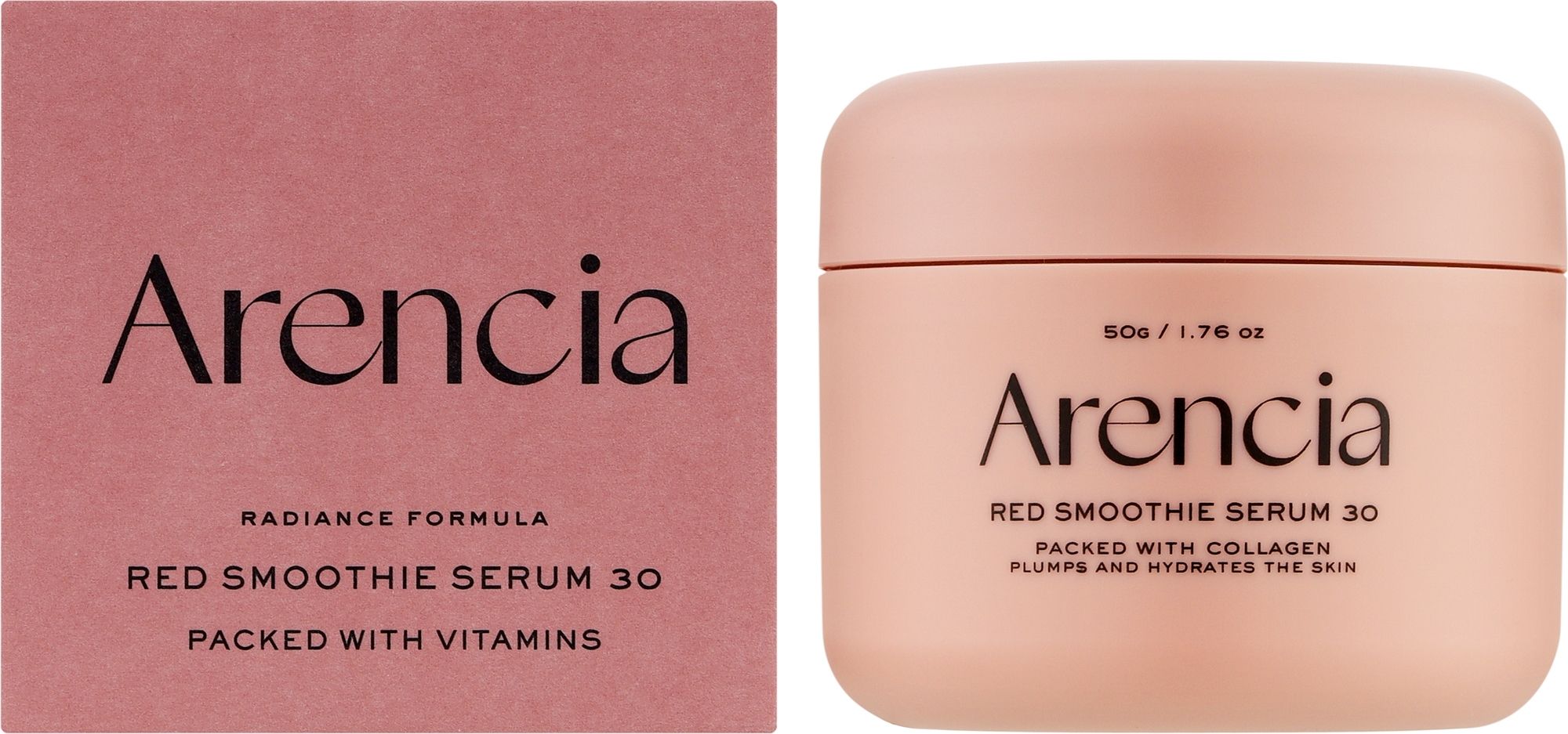 Купити Сироватка-желе з шипшиною на ніацинамідом Arencia Fresh Red Smoothie Serum 30 на LovelyBunny.com.ua