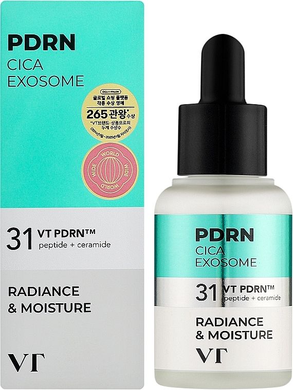 Купити Зміцнювальна регенерувальна ампула з PDRN та пептидами VT Cosmetics PDRN R5 Firming Ampoule на LovelyBunny.com.ua