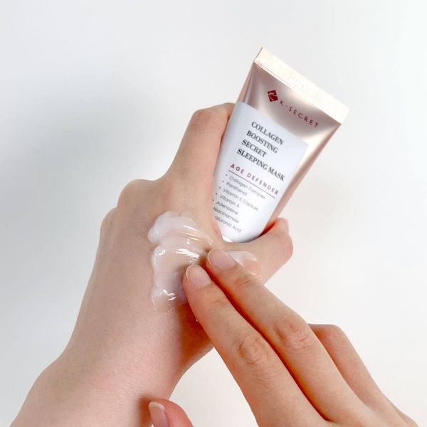 Купити Нічна ліфтинг-маска з колагеном для обличчя K-SECRET Collagen Boosting Secret Sleeping Mask на LovelyBunny.com.ua