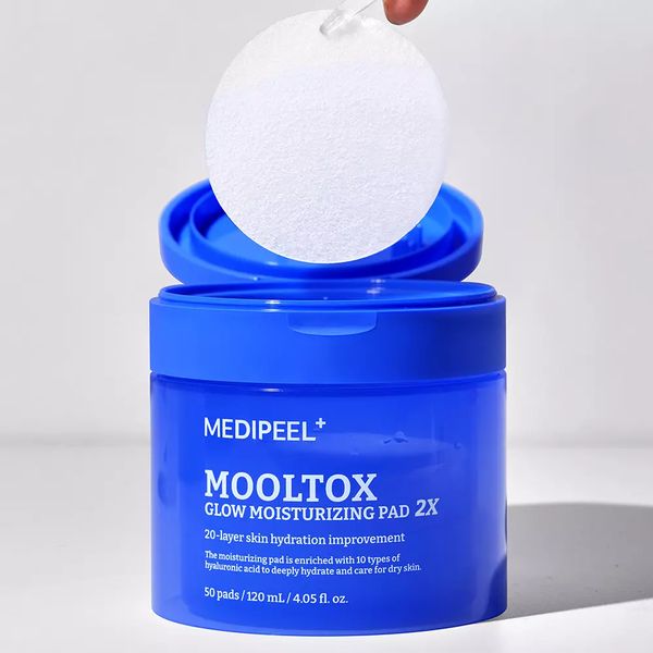 Купити Зволожуючі педи для обличчя MEDI-PEEL Mooltox Glow Moisturizing Pad на LovelyBunny.com.ua