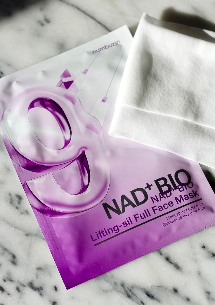 Купити Омолоджувальна ліфтинг-маска з NAD+ Numbuzin No.9 NAD+ Bio Lifting Full Cover Facial Mask на LovelyBunny.com.ua