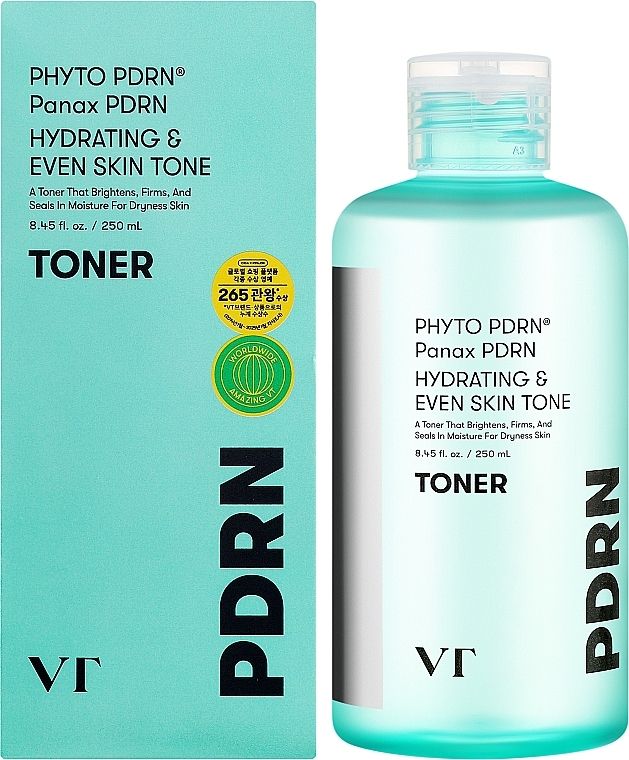 Купити Регенерувальний тонер із полінуклеотидами для сяйва шкіри VT Cosmetics PDRN Glow Toner на LovelyBunny.com.ua